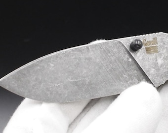 Custom CPM MagnaCut re-Blade for a Spyderco MicroJimbo: USA Made GershBlades