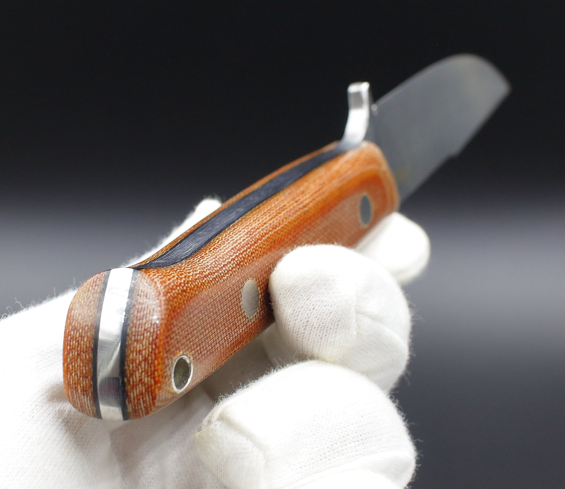 Micarta Fighter USA Made Custom Knife 52100 High Carbon Steel Etsy