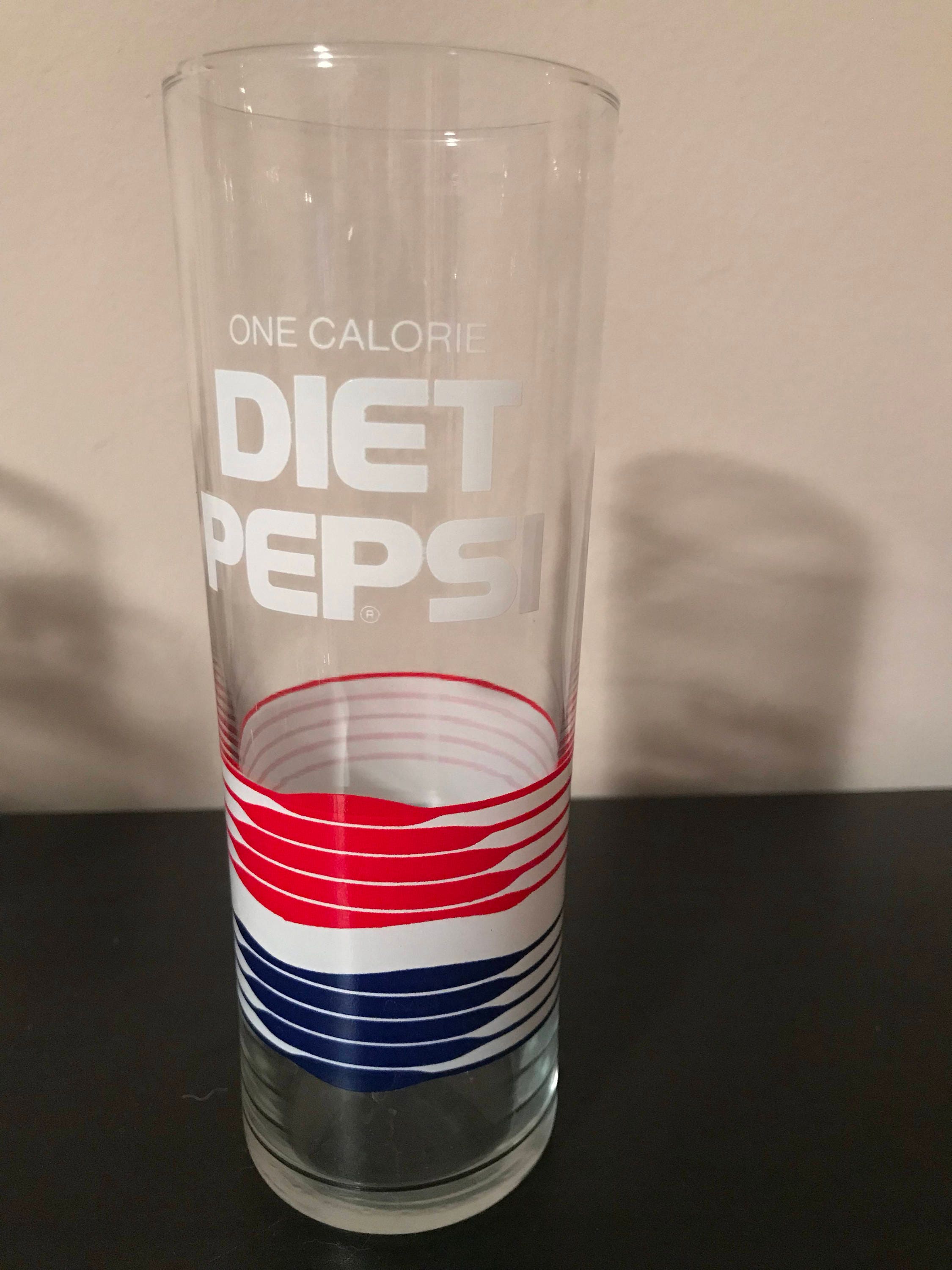 Vintage Diet Pepsi Glass: Nostalgic Collectible for Classic Beverage Lovers