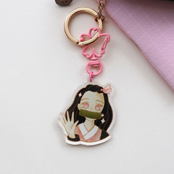 Porte-clé anime manga fille demon  / @ameliesworkshop