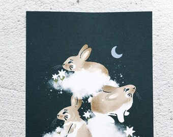 A4 Poster Rabbits