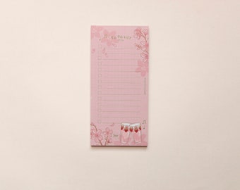 To do list 10x21cm Sakura / 50 sheets / @ameliesworkshop