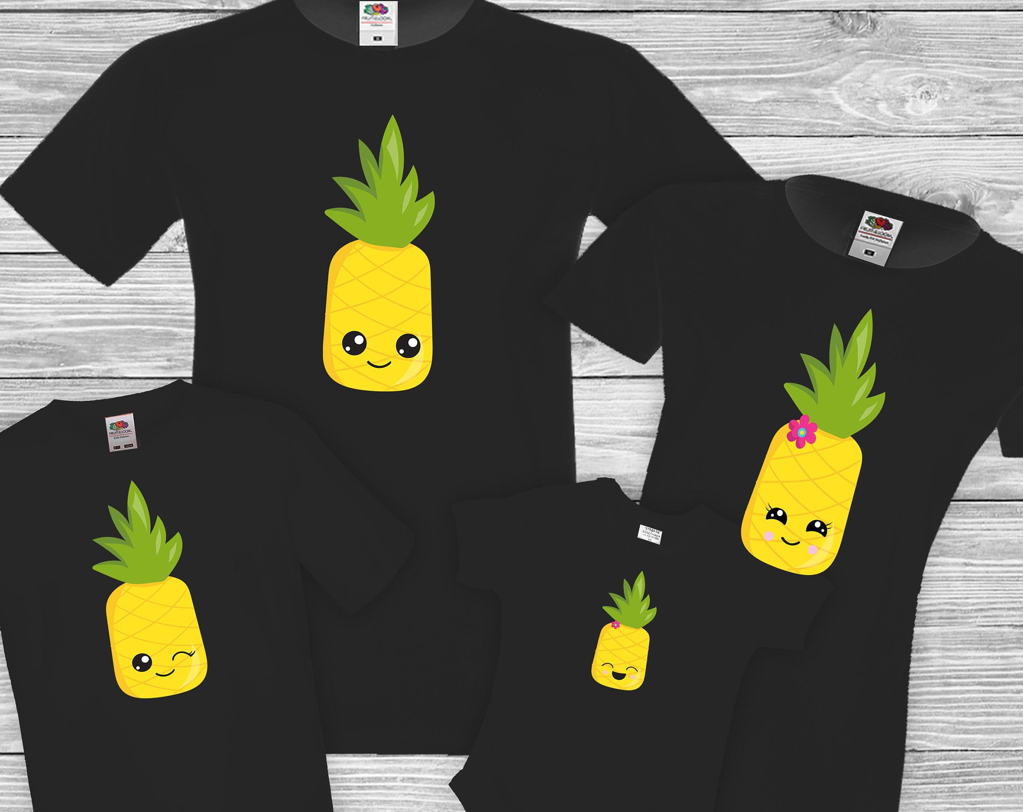 Pineapple Matching Family shirt