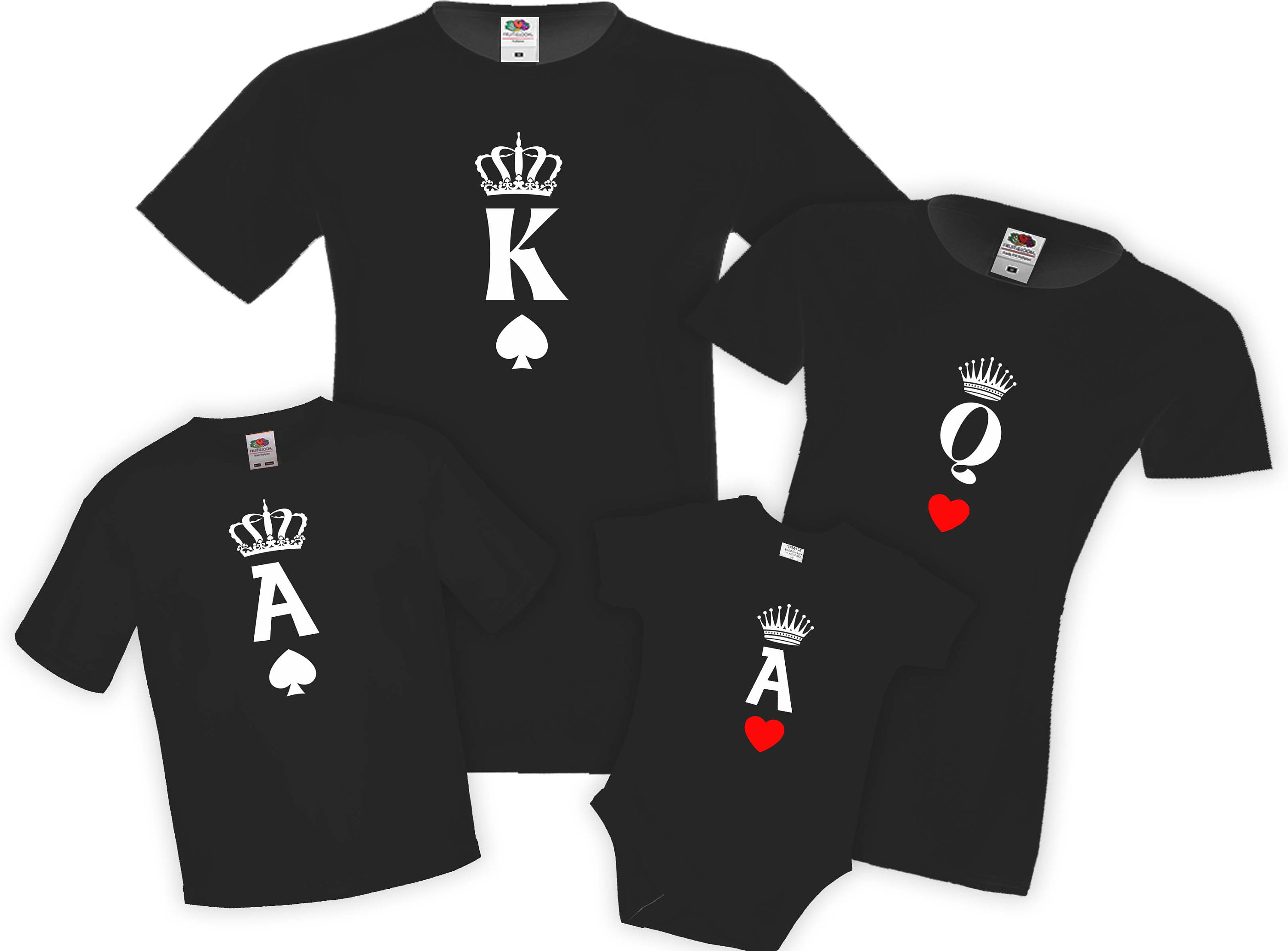 Valentines day shirt King Queen T-shirt | Ace T-shirt