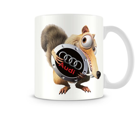 I Love Skoda Mug Car Logo Ceramic Cup Accessories Mens Tea Coffee Gift Printed