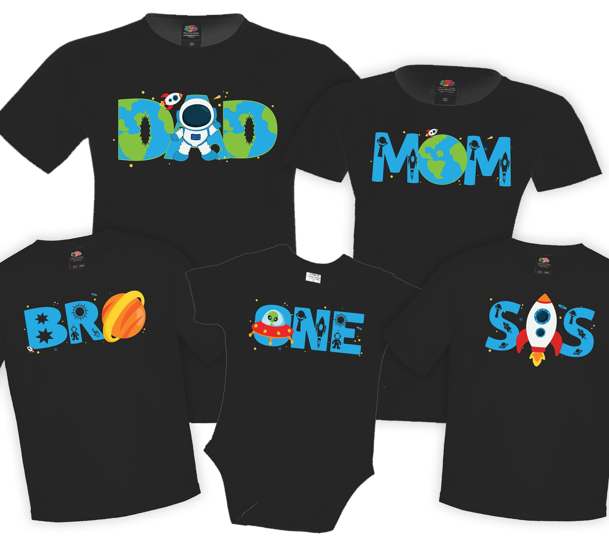 Space Family Tshirts Space Birthday Party Space Theme Party