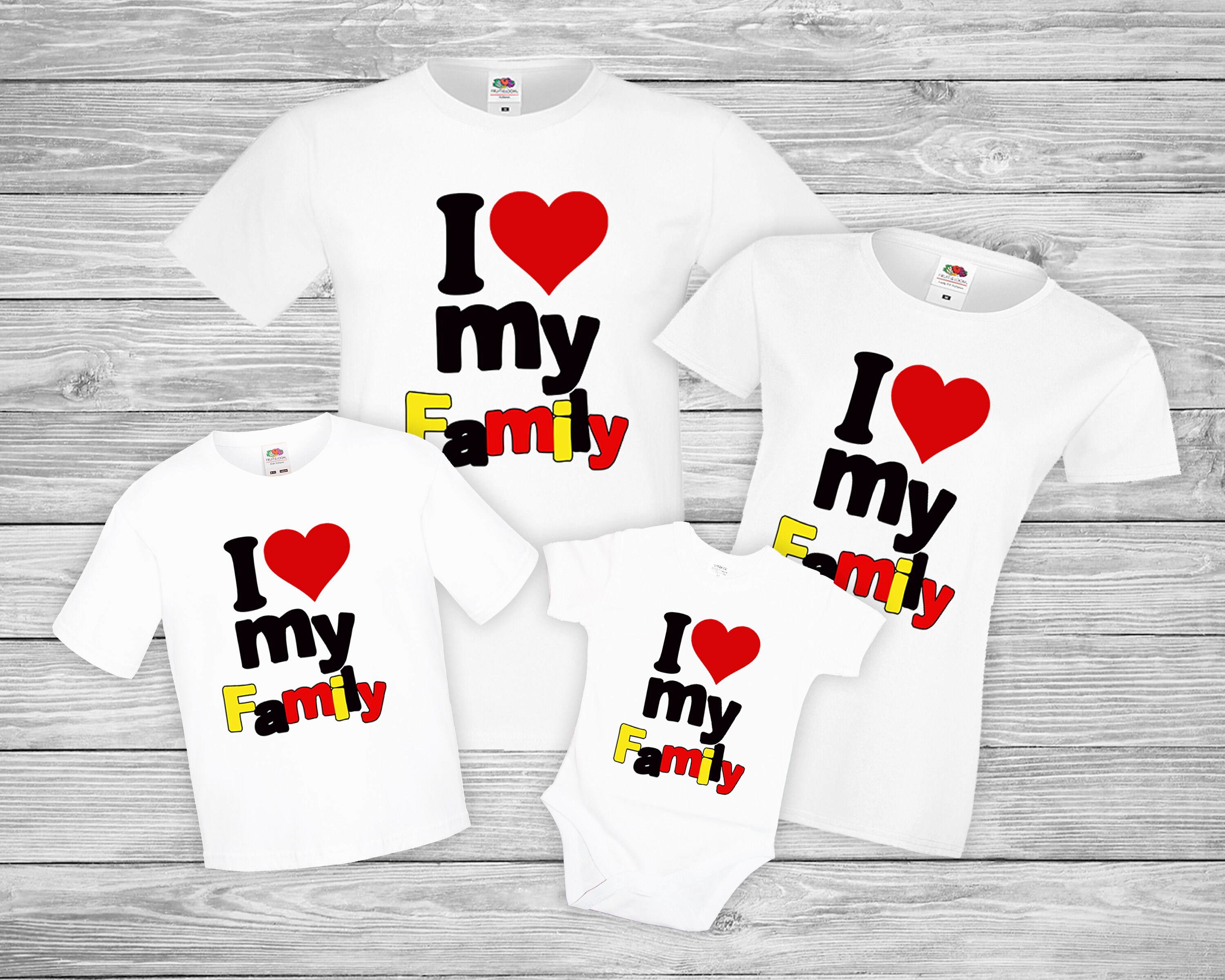 family valentines day shirts