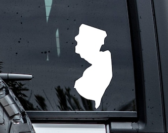 New Jersey Decal | New Jersey Car Sticker | State Decal | New Jersey Sticker | Tumbler Decal | Car Window Decals | New Jersey Laptop Decal