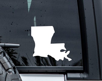 Louisiana Decal | Louisiana Sticker | Louisiana Tumbler Decal | Car Window Decal | State Decal | Laptop Decal | Vinyl Graphics | Car Decal