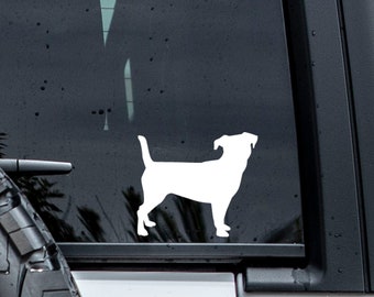 Jack Russell Terrier Decal | Custom Dog Decal | Dog Silhouette | Laptop Decal | Car Decal | Dog Lover Gift | Pet Decal | Dog Sticker