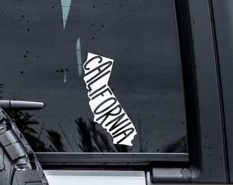 California State Decal | California Sticker | Tumbler Decal | Car Window Decal | Vinyl Graphic | California Laptop Sticker | State Decal