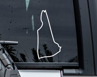 New Hampshire Outline Decal | Minimalist Decal | New Hampshire Sticker | Tumbler Decal | Vinyl Car Window Decal | Laptop Decal | State Decal