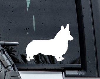 Corgi Decal | Custom Dog Decal | Dog Silhouette | Laptop | Tumbler Decal | Car Decal | Dog Lover Gift | Pet Decal | Welsh Corgi Sticker