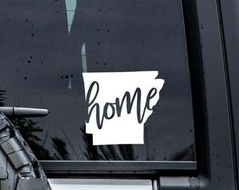 Arkansas Home Decal | Arkansas Sticker | Arkansas Tumbler Decal | Car Window Decals | Vinyl Graphics | Arkansas Laptop Sticker | State Decal