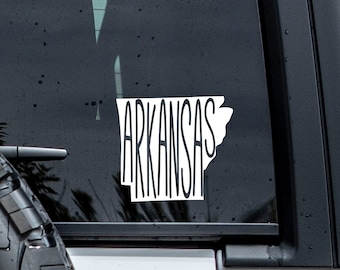 Arkansas State Decal | Arkansas Sticker | Arkansas Tumbler Decal | Car Window Decal | Vinyl Graphics | Arkansas Laptop Sticker | State Decal