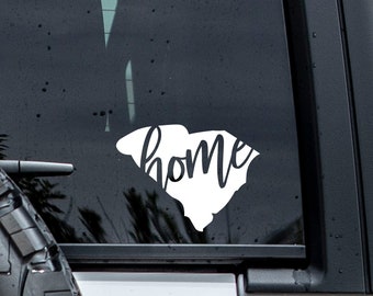South Carolina Home Decal | South Carolina Car Sticker | South Carolina Sticker | Tumbler Decal | Car Window Decals | State Decal