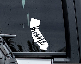 California Home Decal | California Sticker | Tumbler Decal | Car Window Decal | Vinyl Graphic | California Laptop Sticker | State Decal