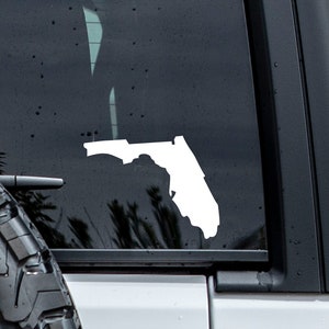 Florida Decal | Florida Car Window Decal | Florida Sticker | Florida Tumbler Decal | Vinyl Graphics | Florida Laptop Sticker | State Decal