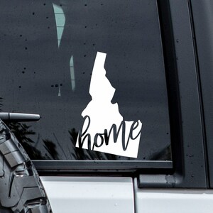 Idaho Home Decal | Idaho Car Sticker | Idaho Sticker | Tumbler Decal | Car Window Decals | Vinyl Graphics | Laptop Decals | State Decal