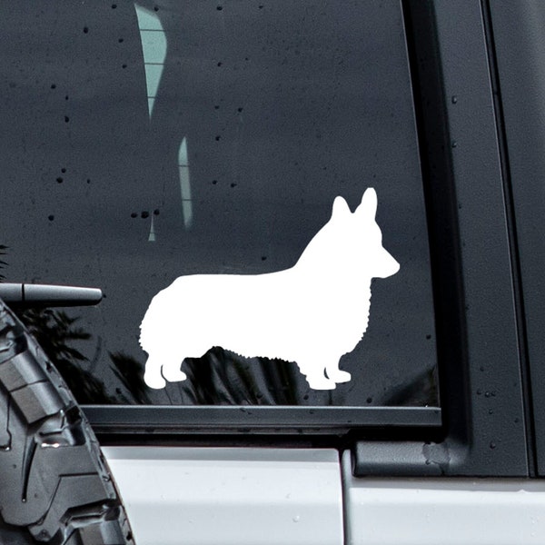 Corgi Decal | Custom Dog Decal | Dog Silhouette | Laptop | Tumbler Decal | Car Decal | Dog Lover Gift | Pet Decal | Welsh Corgi Sticker