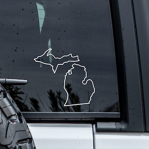 Michigan Outline Decal | Michigan Car Sticker | Michigan Sticker | Tumbler Decal | Car Window Decals | State Decal | Vinyl Decal