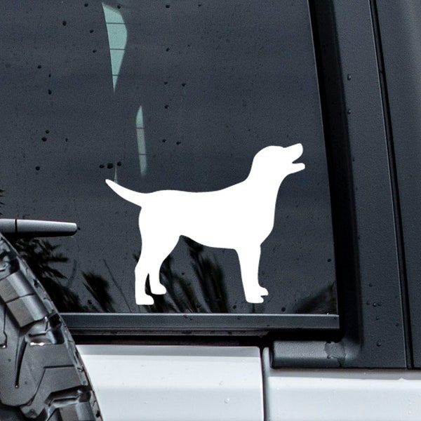 Labrador Retriever Decal | Custom Dog Decal | Dog Silhouette | Laptop | Lab Decal | Car Decal | Dog Lover Gift | Pet Decal | Dog Sticker