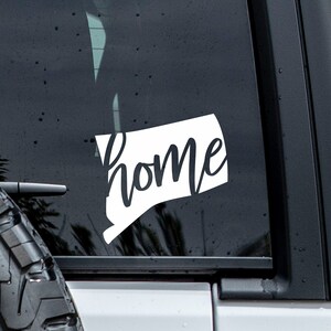 Connecticut Home Decal | Connecticut Car Decal | Connecticut Sticker | Tumbler Decal | Window Decal | Vinyl Decal Laptop Decal | State Decal