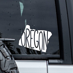 Oregon State Decal | Oregon Sticker | Oregon Tumbler Decal | Car Window Decals | State Decal | Laptop Decals | Oregon Home State Decal