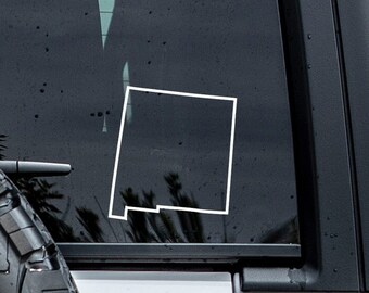 New Mexico Outline Decal | Minimalist Decal | New Mexico Sticker | Tumbler Decal | Vinyl Car Window Decal | State Decal | Laptop Decal