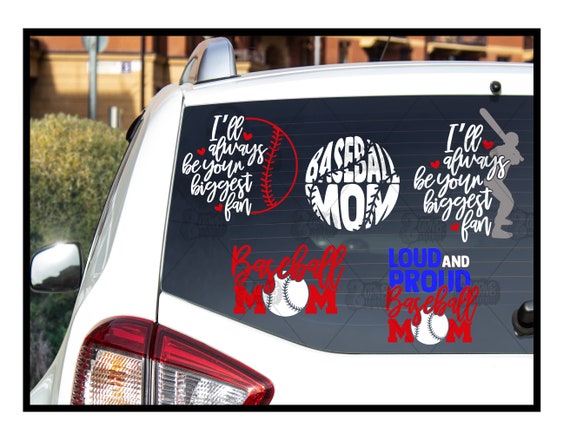 Baseball Mom Car Decal | Baseball Decal | Window Sticker | Sports Vinyl Decal | Baseball Car Decal | Sports Sticker | Baseball Mom Decal