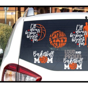 Basketball Mom Decal | Personalized Decal | Sports Sticker | Car Window Sticker | Basketball Mom Gifts | Vinyl Graphics | Basketball Sticker