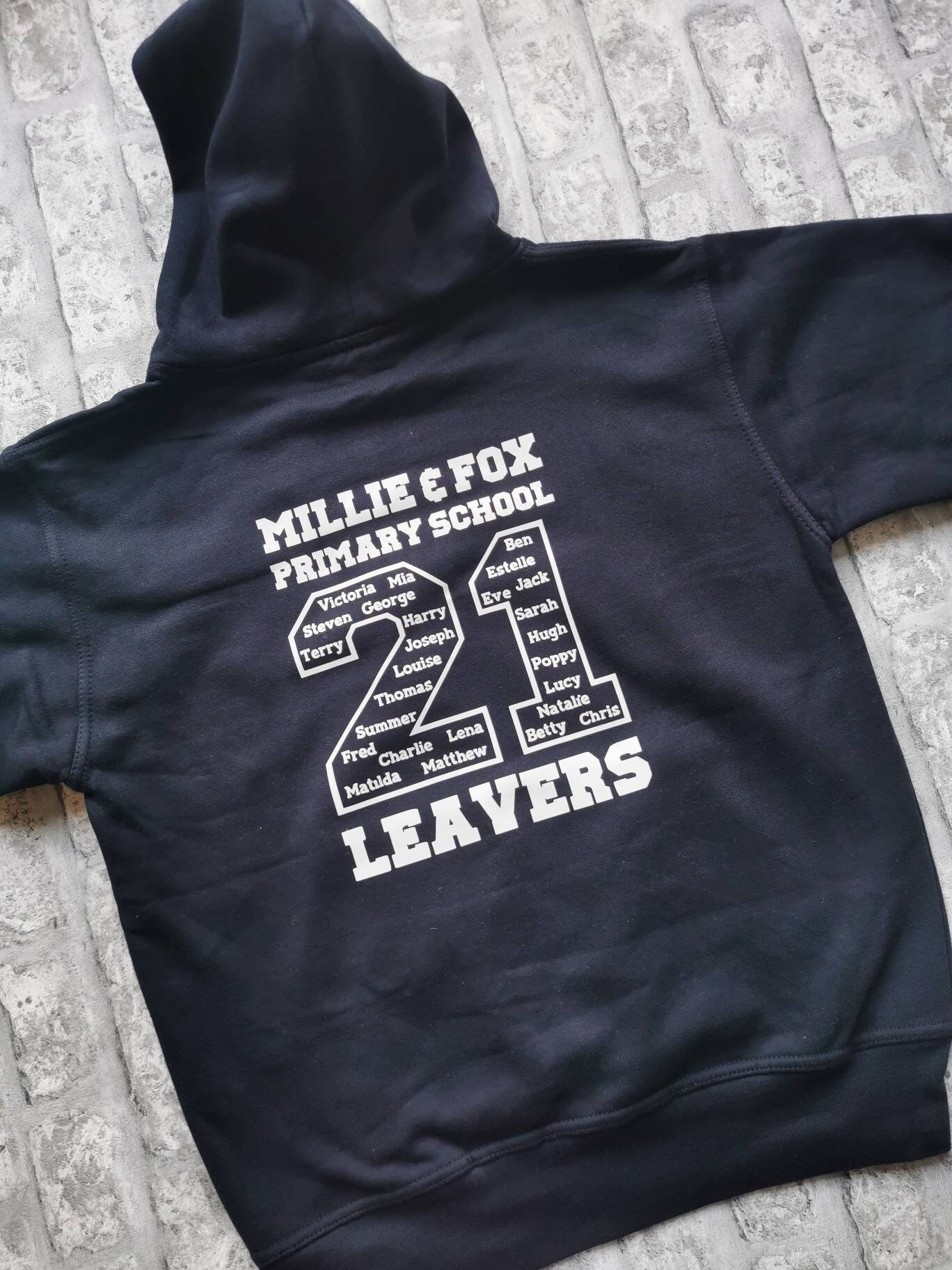 Personalised School Nursery Leavers Hoodie. Class of 2021 Etsy