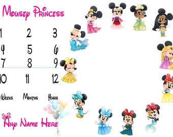 mickey mouse milestone blanket