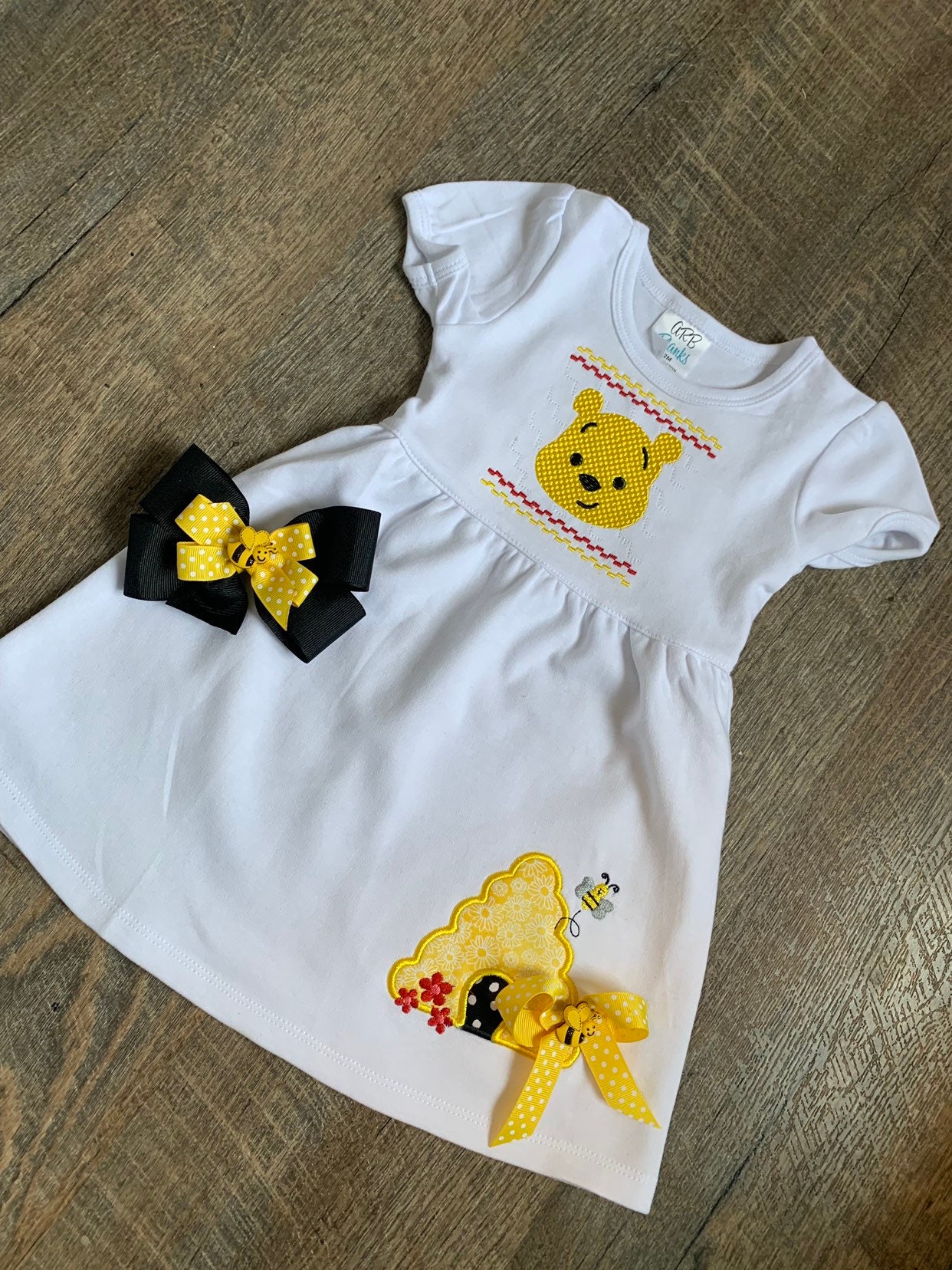 pooh bear baby outfit