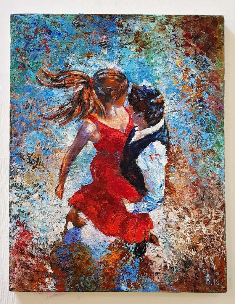 TANGO DANCING COUPLES CANVAS PICTURE PRINT WALL ART FREE FAST UK DELIVERY
