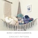 Boho Corner Hammock - Digital PDF Crochet Pattern - Yarn, Stuffed Animal, Toy, Plushie Storage, Corner Shelf 