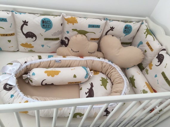 Crib Bedding Baby Nest4 Pillowscrib Bumper Etsy
