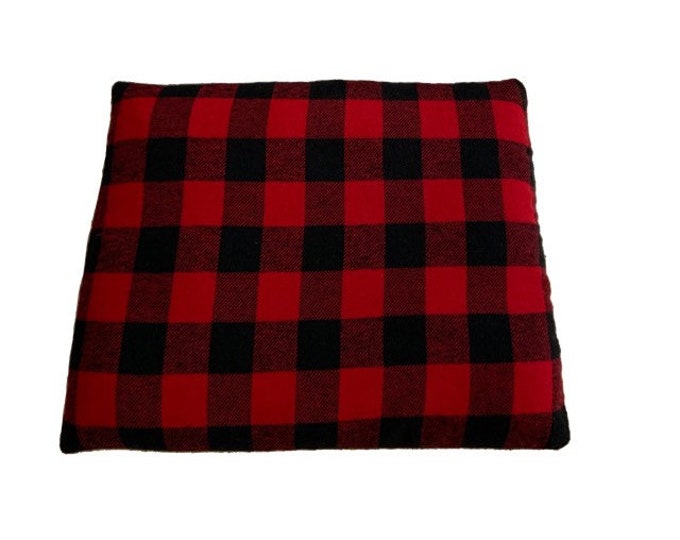 Medium Rice Heat Pad, Buffalo Plaid, Small Microwave Heat Pad, Heating Pad, Rice Heating Pad, Headache Relief, Hot Cold Pad, Rice Bag