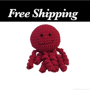 Octopus, Crochet, Crochet Octopus, Free Shipping, Soft Toy, Toy, Gift, Soft, Crochet Toy, Octopus Toy, Soft Crochet Octopus, Stuffed Animal