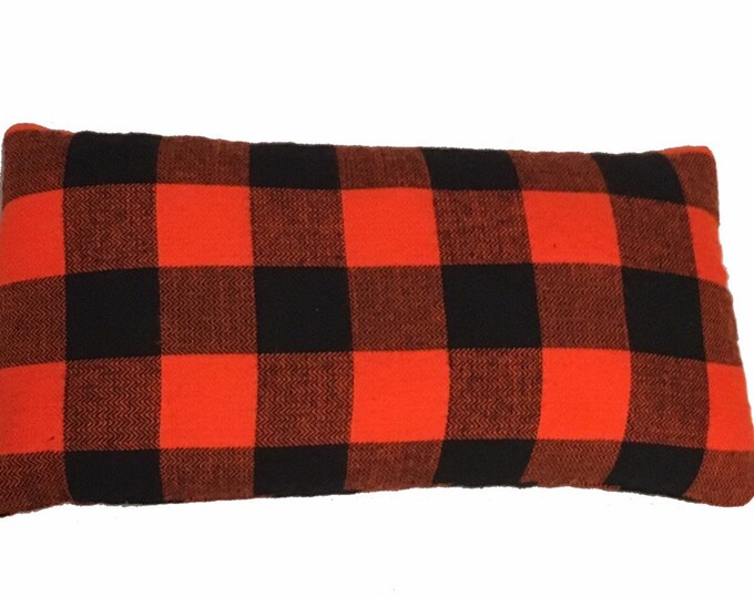 Rice Heating Pad, Red Buffalo Plaid