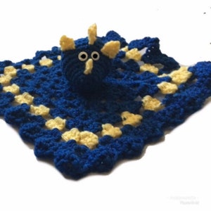 Crochet Lovey, Dragon, Dinosaur, Security Blanket, Baby Blanket, Baby Shower Gift, Lovey Blanket, Baby Gift, Baby Boy, Baby Boy Gift, Boy