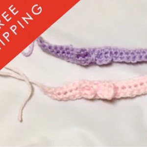 Twin ID Bracelet, Twin ID Anklets, Free Shipping, Baby Bracelet, Twin Bracelets, Baby Anklet, Crochet ID Bracelet, Hospital Bracelet