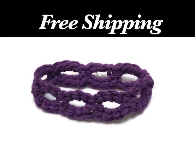 Stretchy Crochet Bracelet