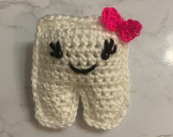 Tooth Fairy Pillow | Crochet Tooth Fairy Pillow | Toothfairy