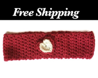 Crochet Ear Warmer Headband, Winter Twist Headband for Women Babies Kids, Cozy Christmas Gift, Stocking Stuffer