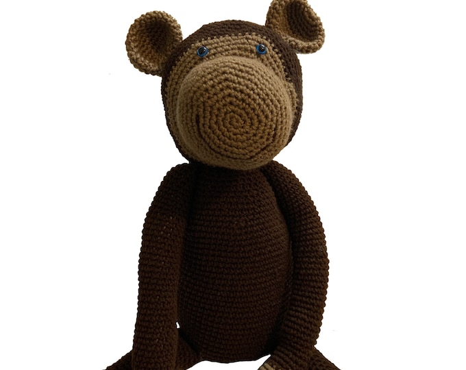 Large Crochet Monkey