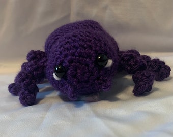 Peluche araignée d'Halloween au crochet