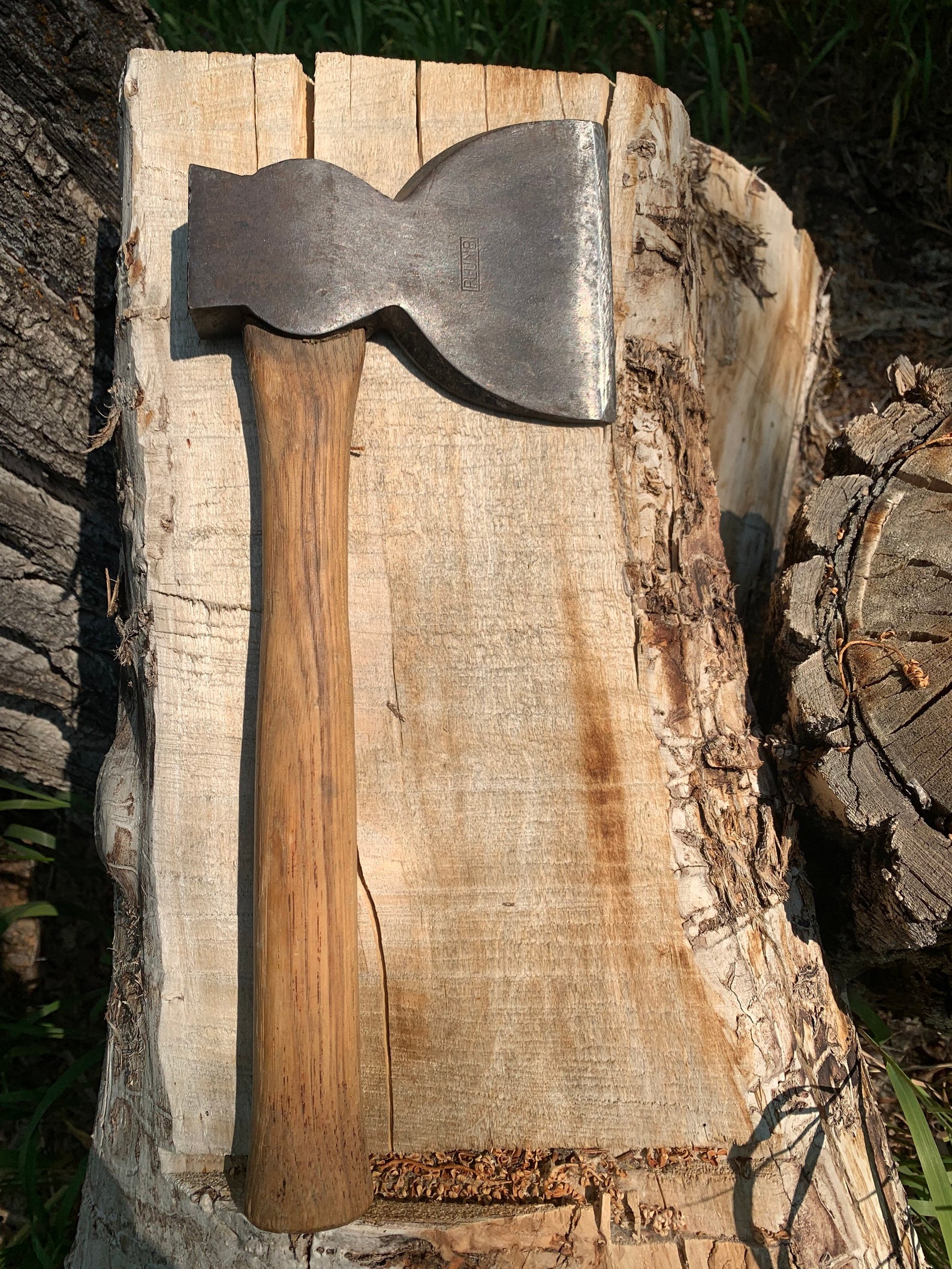 Vintage PLUMB Hewing Axe Good Shape. Etsy