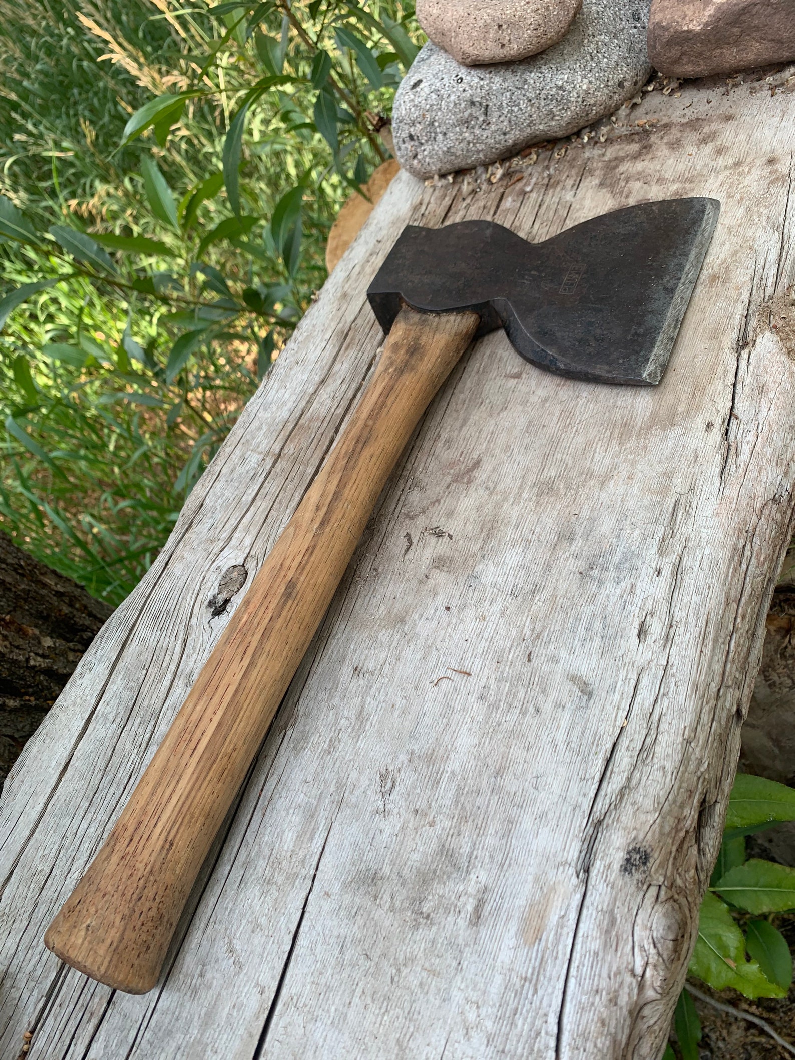 Vintage PLUMB Hewing Axe Good Shape. Etsy