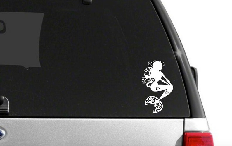 Car decal Cup Decal Laptop Decal Mermaid Laptop Sticker decal Cup Sticker Car sticker Mermaid Decal Mermaid Sticker